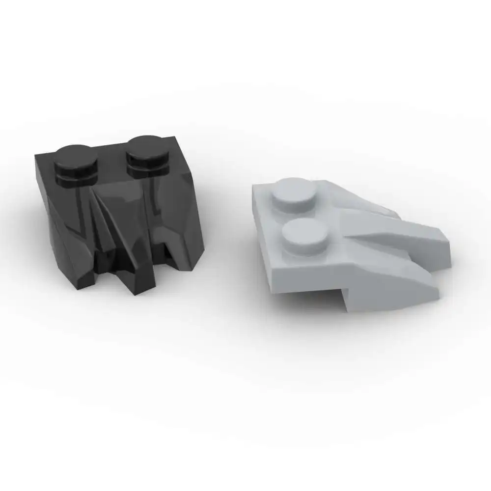 

MOC 10PCS Part Brick 27261 Modified 1x2 Building Blocks With 3 Claws Rock Fingers Particle Puzzle DIY Toy Children Birthday Gift