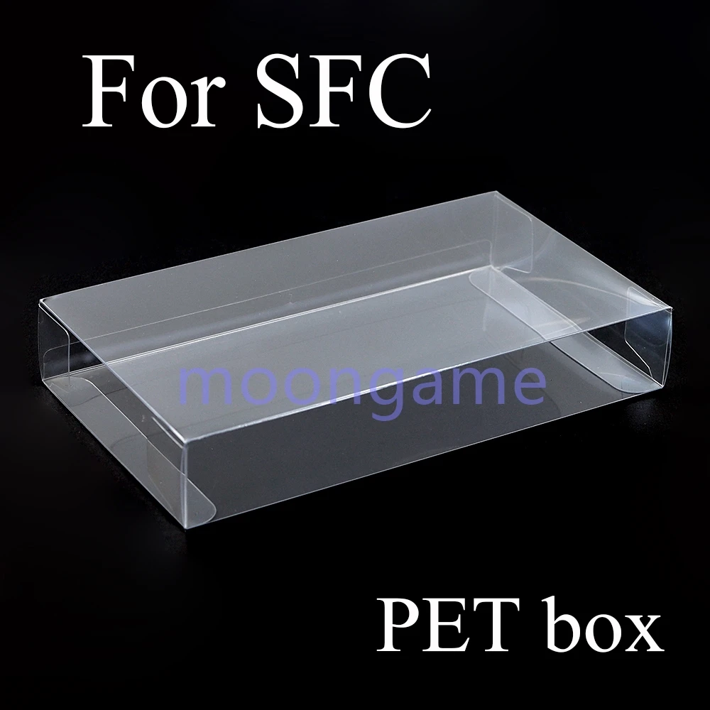 10 قطعة صندوق PET نسخة JP لتخزين حامي SFC صندوق ألوان مجموعة عرض صندوق شفاف #2