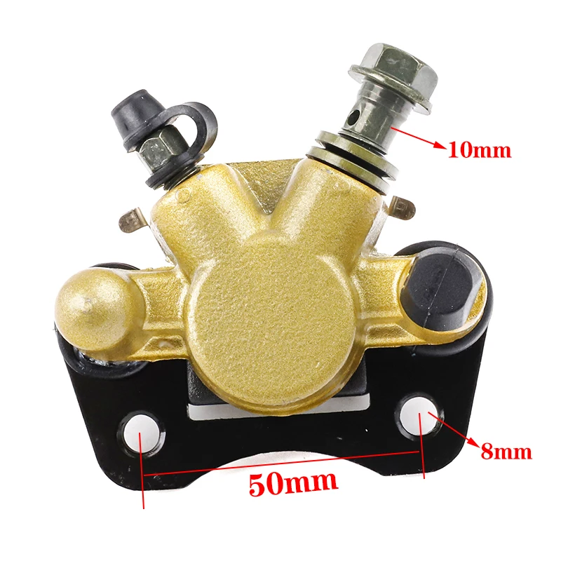 M10 50mm Left / Right  Brake Pump Front Rear Calipers Under The Pump Disc for ATV Quad 4 Wheel Bike Motorcycle Accessories