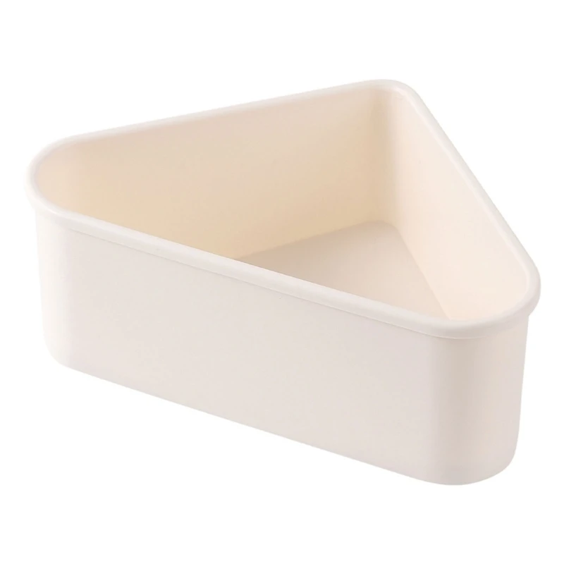 Hanging Sink Strainer Basket, Polypropylene Wide-Mouth Drainer with Perforated Body and Nonslip Pad for Washing M4YD