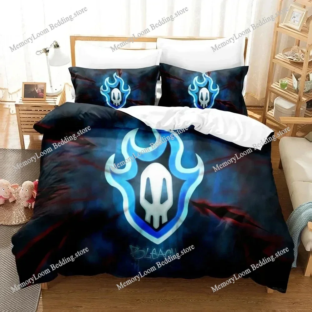 3D Print Anime Bleach Kurosaki Ichigo Bedding Set Boys Girls Twin Queen Size Duvet Cover Pillowcase Bed Kids Adult