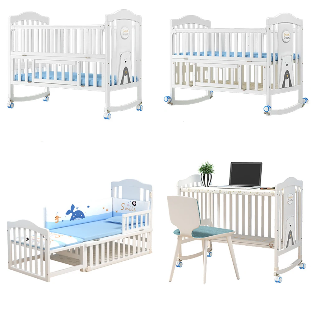 Multifunction Baby Wood Cot Crib for Sale Manufacturer