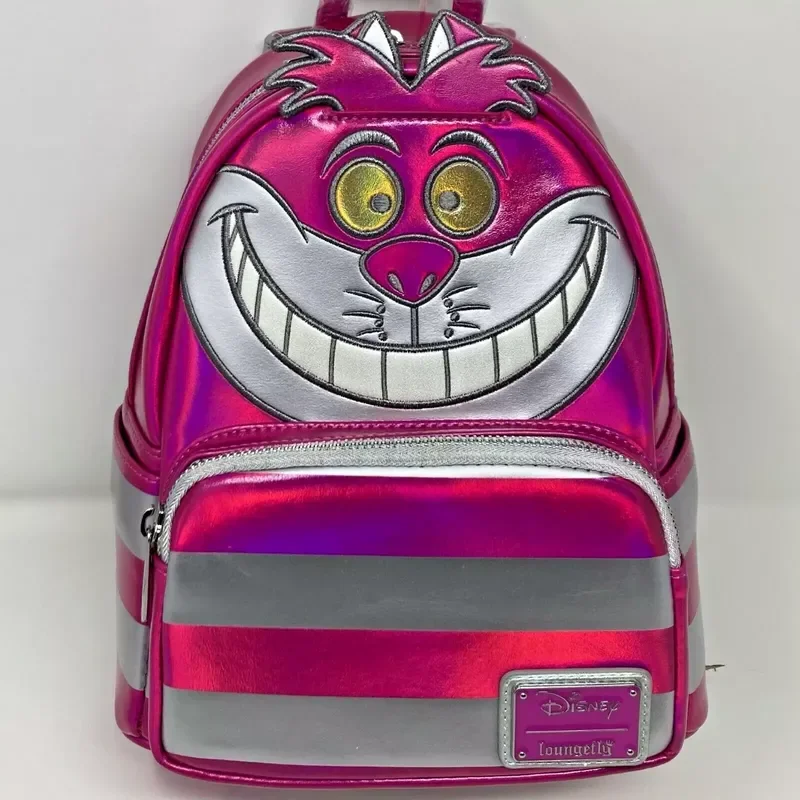 

Loungefly Disney100 Cheshire Katze Mini Rucksack Platin Alice Im Wunderland Children Backpack Leisure Backpack Birthday Gift