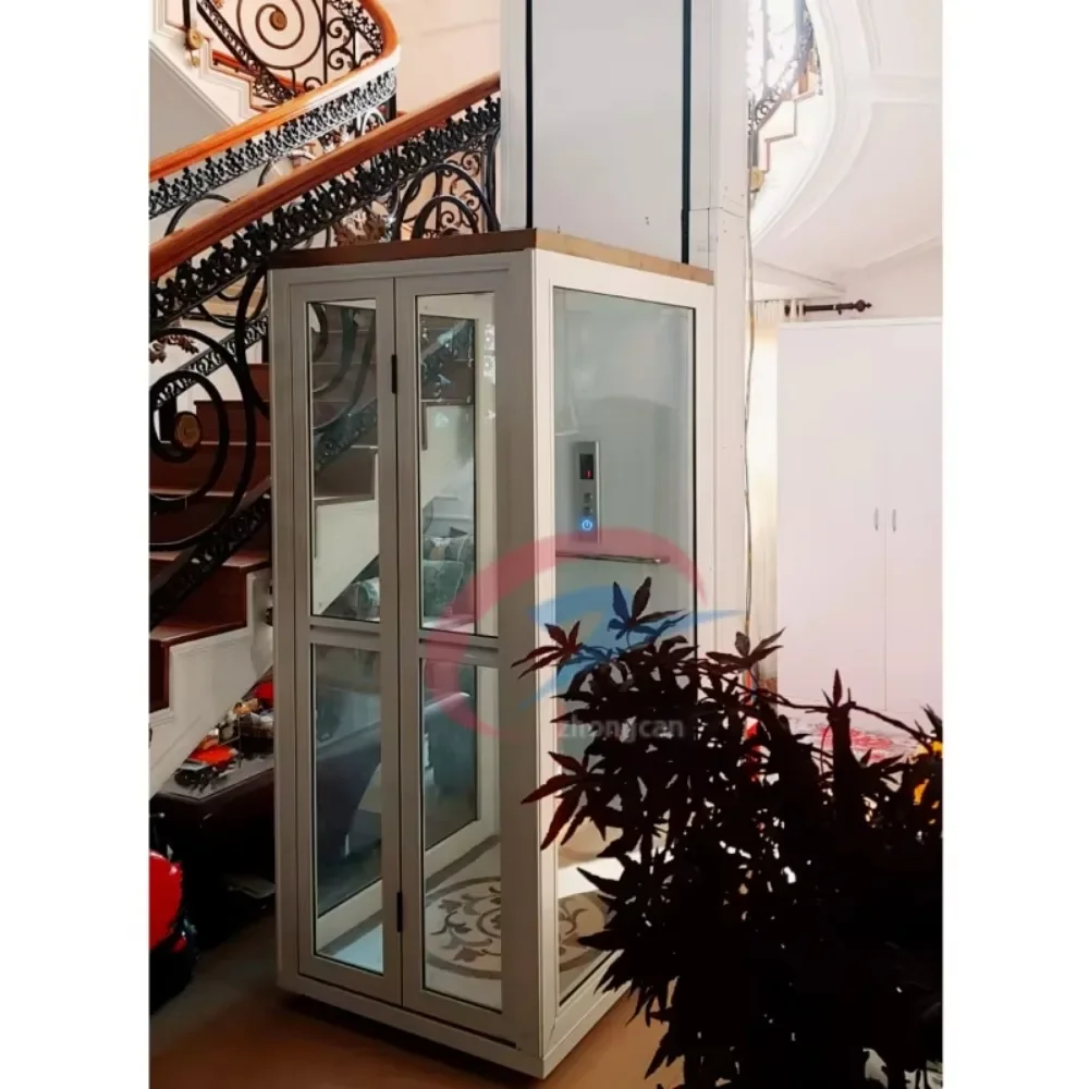 Customized hydraulic residential elevators outdoor home mini elevator with best pri