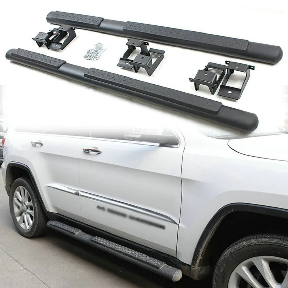 2PCS Side Steps Nerf Bars Running Boards Fits For Jeep Grand Cherokee 2011-2021