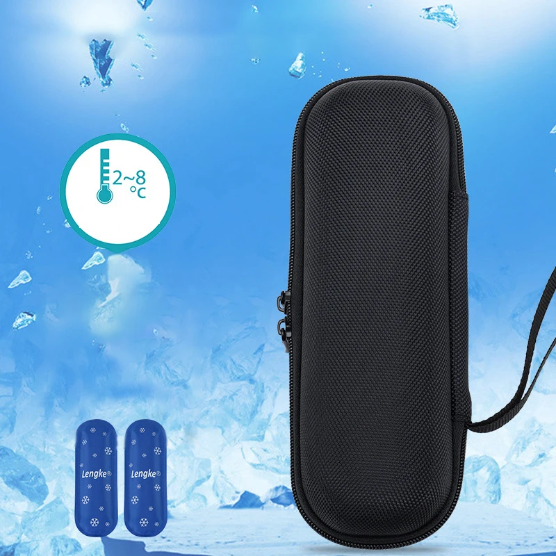 Portable Insulin Cooling Bag without Gel Diabetic Pocket Pill Protector Waterproof Oxford Thermal Insulated Medicla Cooler