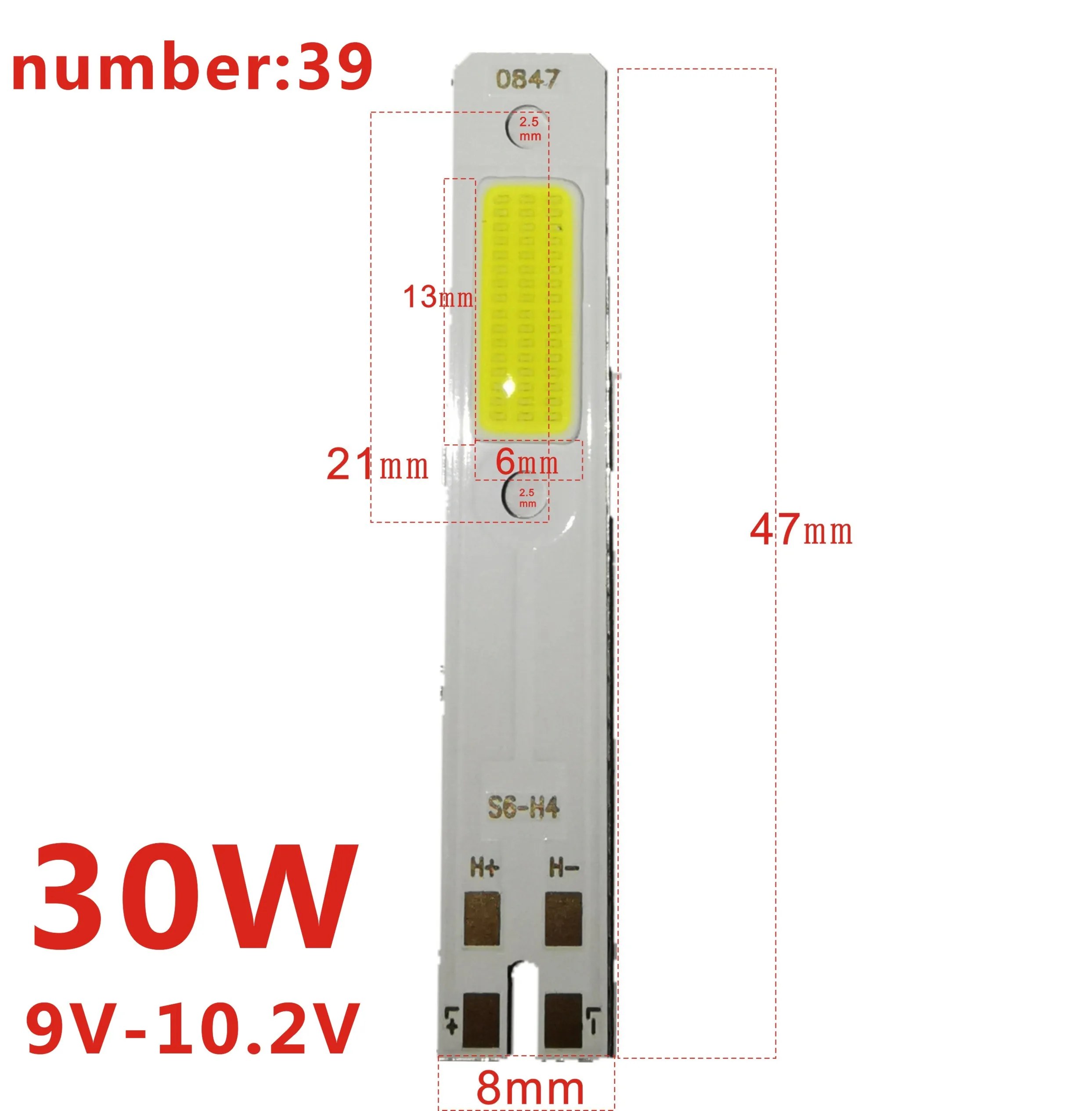 Imagem -03 - Número 39 c6 Peças Bombillas de Faros h1 h3 h7 H11 9005 9006 de Luces Led Del Coche h4 9004 H13 Hi-lo Haz de Estilo 13 Peças