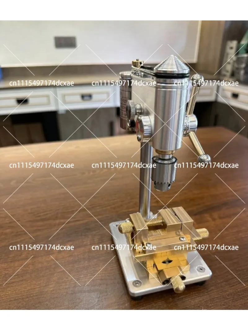 Mini Precision Bench Drill Press for Clock Maintenance, Small Drilling Machine for Micro Work