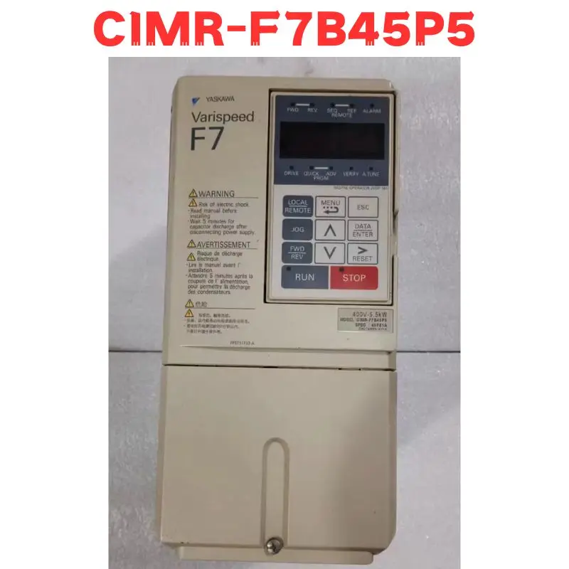 Second-hand CIMR-F7B45P5 CIMR F7B45P5 Inverter Tested OK