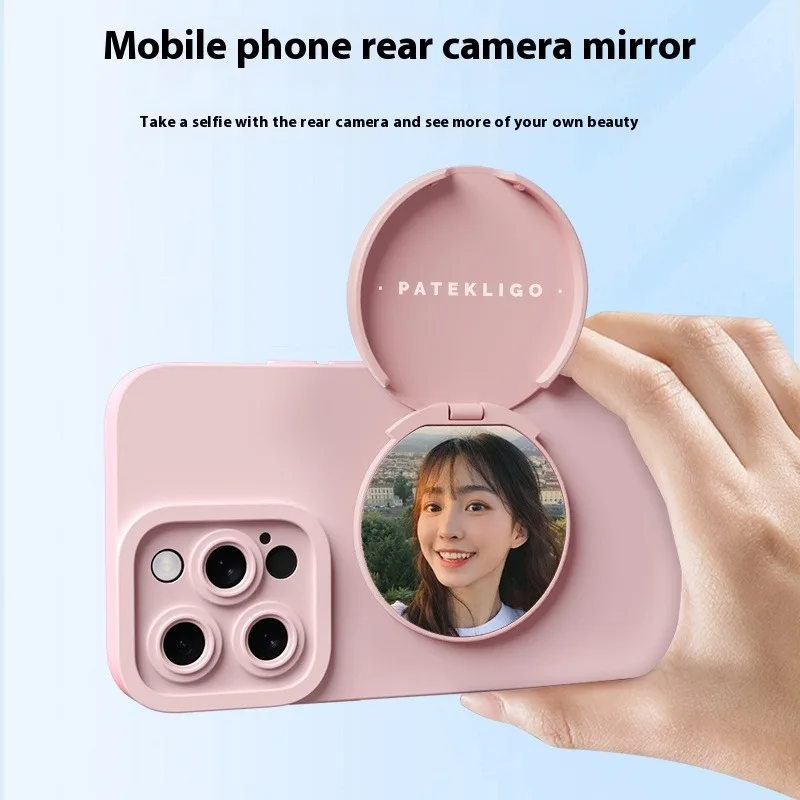 

Арбузное зеркало для селфи, подставка для мобильного телефона, держатель для наклеек, портативный компактный ленивый кронштейн для фотосъемки, женский держатель для пальцев