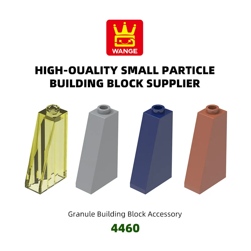 

Wange 4460 100g/62PCS 1x2x3 Slope Building Block Moc Creativity with Brick DIY Children's Toy Assembly Gift Box