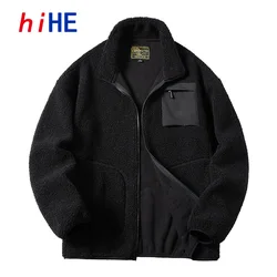Winter Lamb Wool Teddy Coat Men Women Cashmere Fleece Jacket Teen Couple Warm Clothing 2024 Boy Girls Varsity Techwear Spring Z1