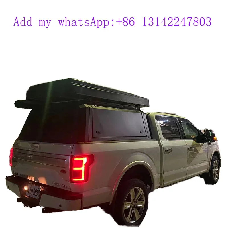 

F150 2016+ Pickup Truck Canopy Waterproof and Locking Hardtop Tonneau Cover for Vehicle Protection
