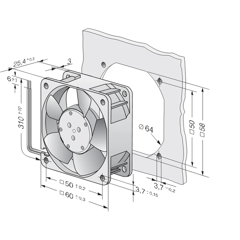 Imagem -02 - Brandnew 612nhh118 612 Nhh-118 dc 12v Original Ventilador de Refrigeração Refrigerador 60x60x25 mm