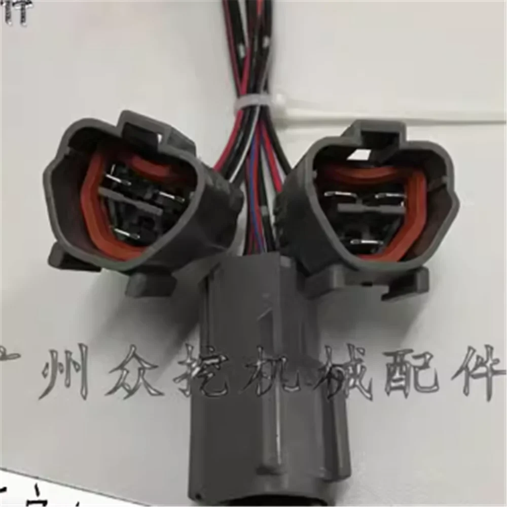 10pcs for Excavator Komatsu PC120 200 300 350-5-6 throttle motor plug High temperature wire