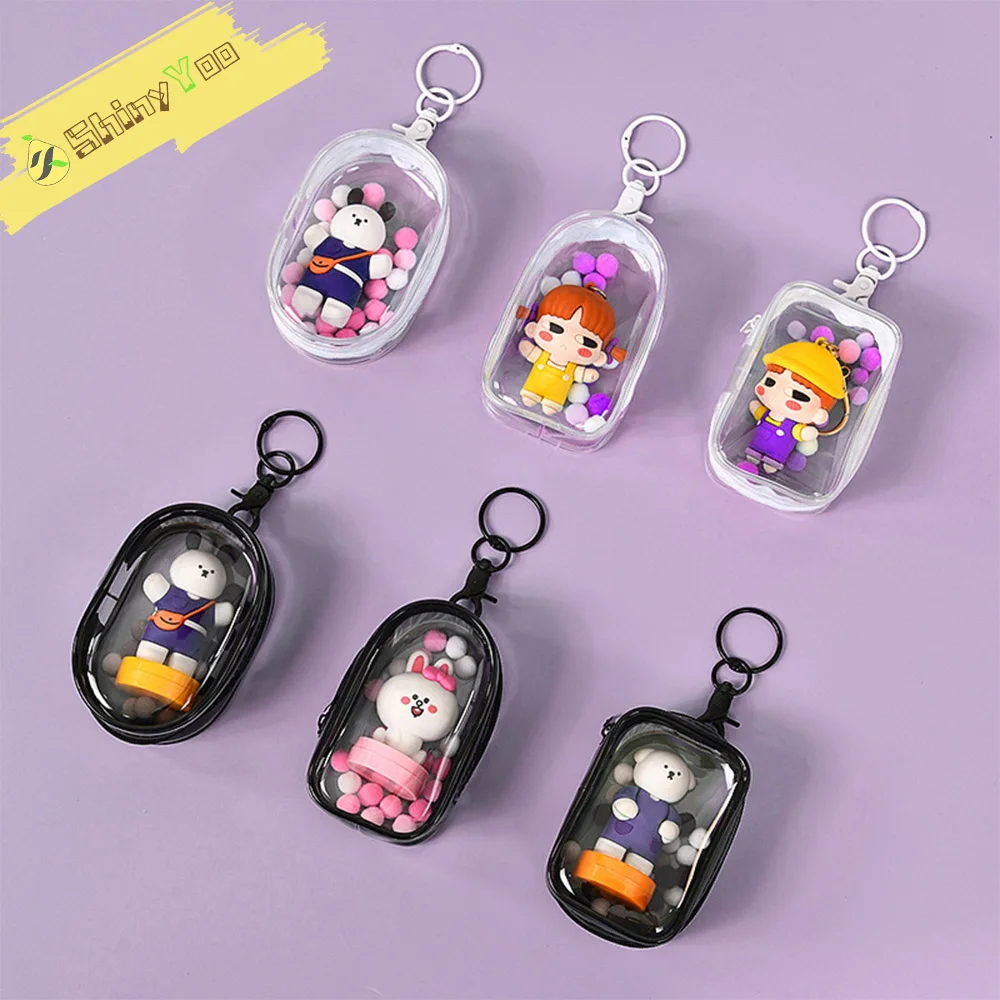 

Clear Sonny Baby Display Bags, Jewelry Organizer Transparent Pouch Mystery Box Keychain Bag Storage Case Thicken Wallet