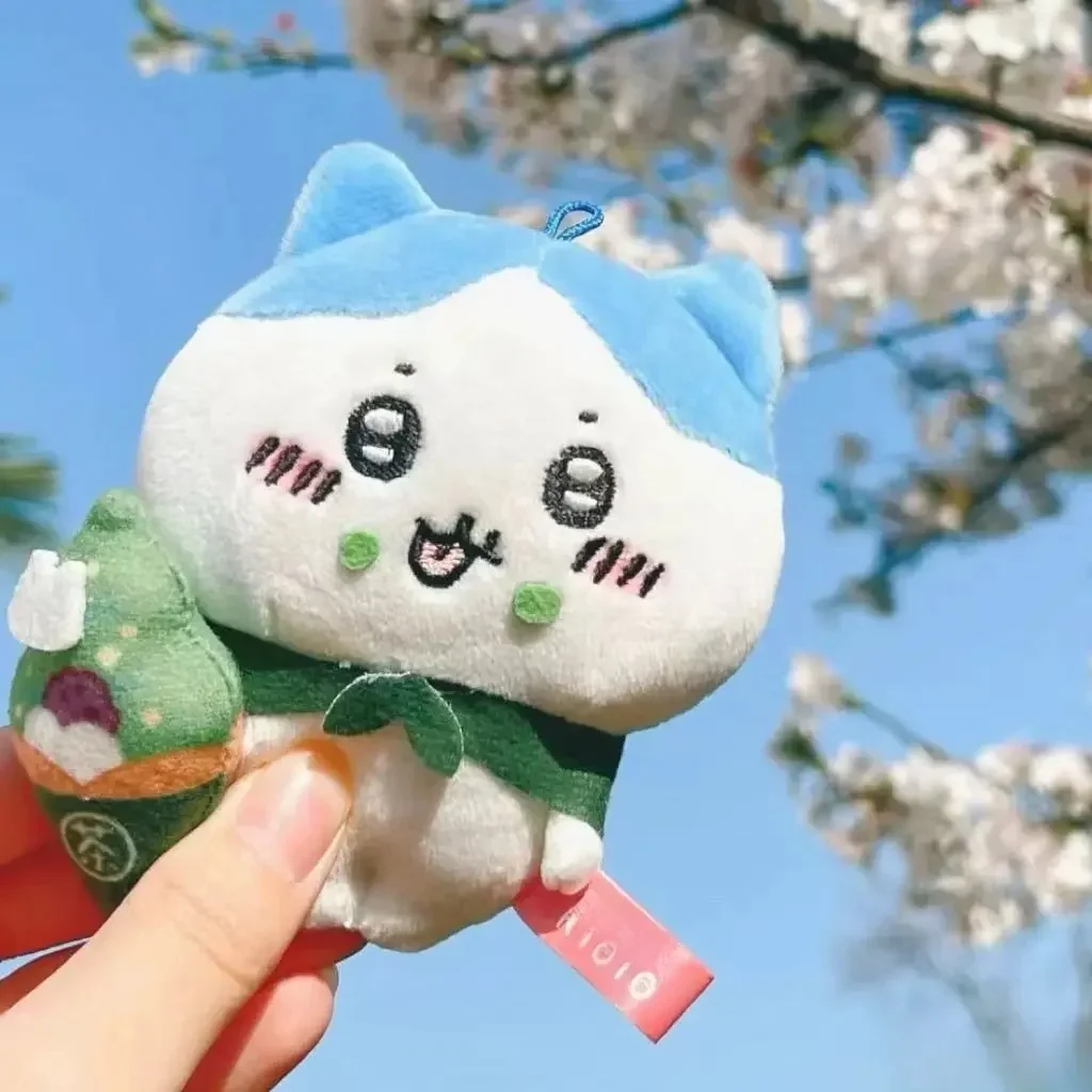 Cute Matcha yiji usagi Plush Doll Lake Biwa Limited Bag Pendant Usagi Hachiware Plush Toy Pendant Keychain Pendant Girl Gift