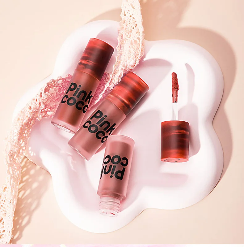 ماتي موس أحمر الشفاه الشفاه الطين مقاوم للماء دائم سموكي عارية الأرجواني المنصهر الأحمر والبني الشفاه تينت ماكياج سهل التطبيق ملمع الشفاه