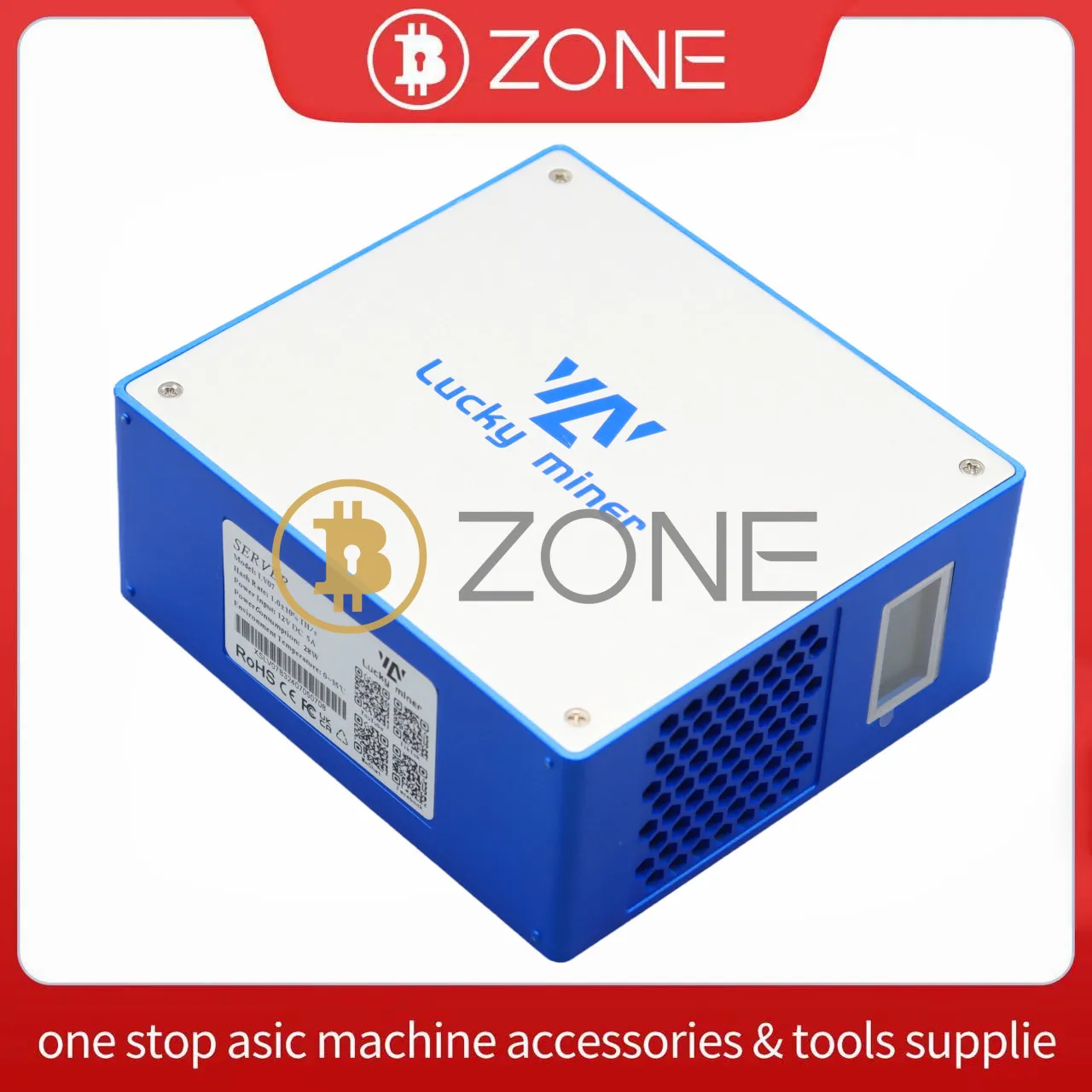 Bitcoin Miner Lucky Miner LV07 1TH/S 25W Win 3.125 BTC Bitcoin Crypto Solo Miner SHA256 WiFi Home Miner