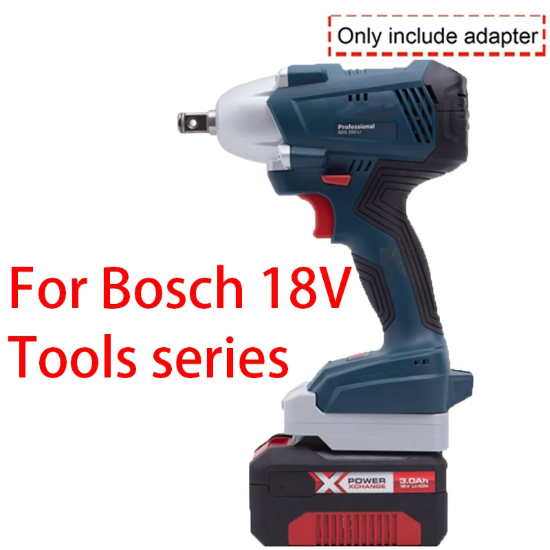 Adaptador para herramientas de iones de litio Bosch de 18V para convertir a Einhell/X-Change/OZITO adaptador de batería de iones de litio de 18V