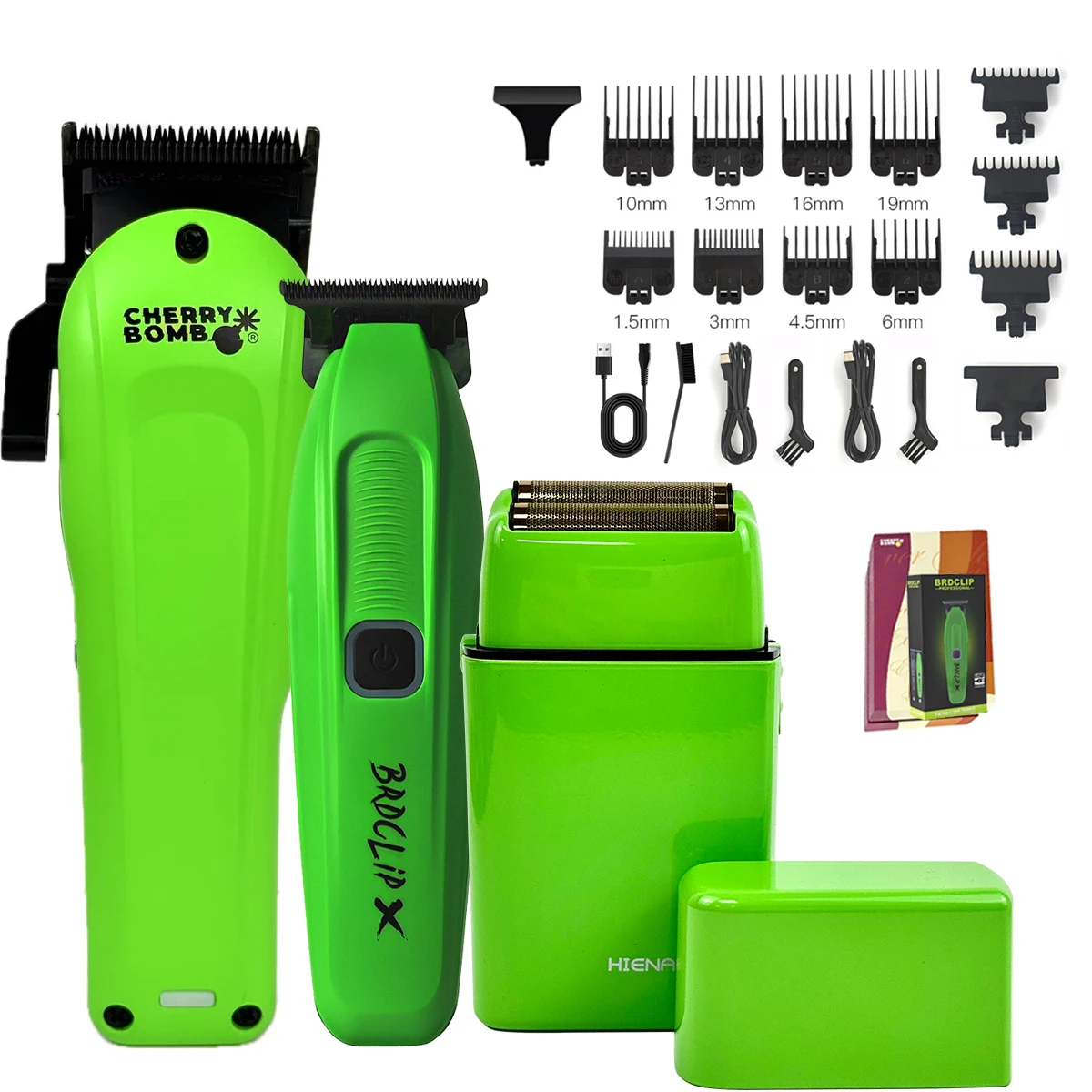 

Professional Barber Set Everglow 7000RPM Constant Pressure Motor Punk Bear Clipper Constant Precise Speed FA1981 Trimmer