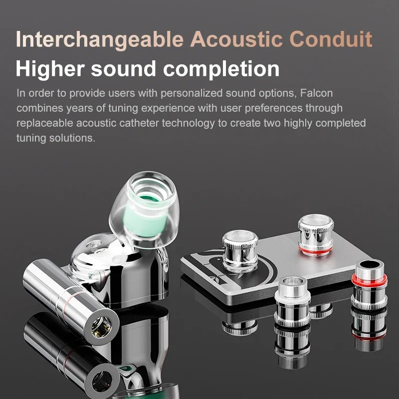 Zhulinniao Yingsun Z5 écouteurs filaires HD double chambre bouchons d'oreilles personnalisés son HiFi Tubes remplaçables pour les jeux et la musique sans micro