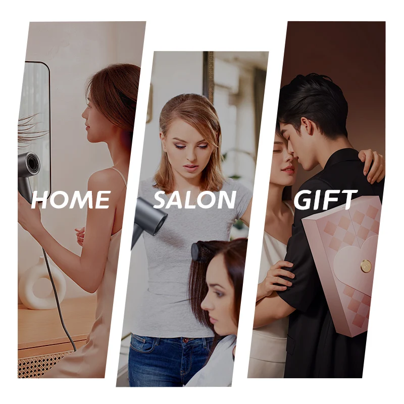 مجفف شعر بمحرك أيوني عالي الأداء للصالونات والاستخدام الخارجي مع فوهات مكثف بتقنية بلا أوراق