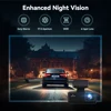 REDTIGER 대시 캠 HD 4K 내장 GPS 70FOV 자동차 DVR 5G 와이파이 앱 제어 피로 운전 알림, 야간 투시경 포함 자동차 카메라 6