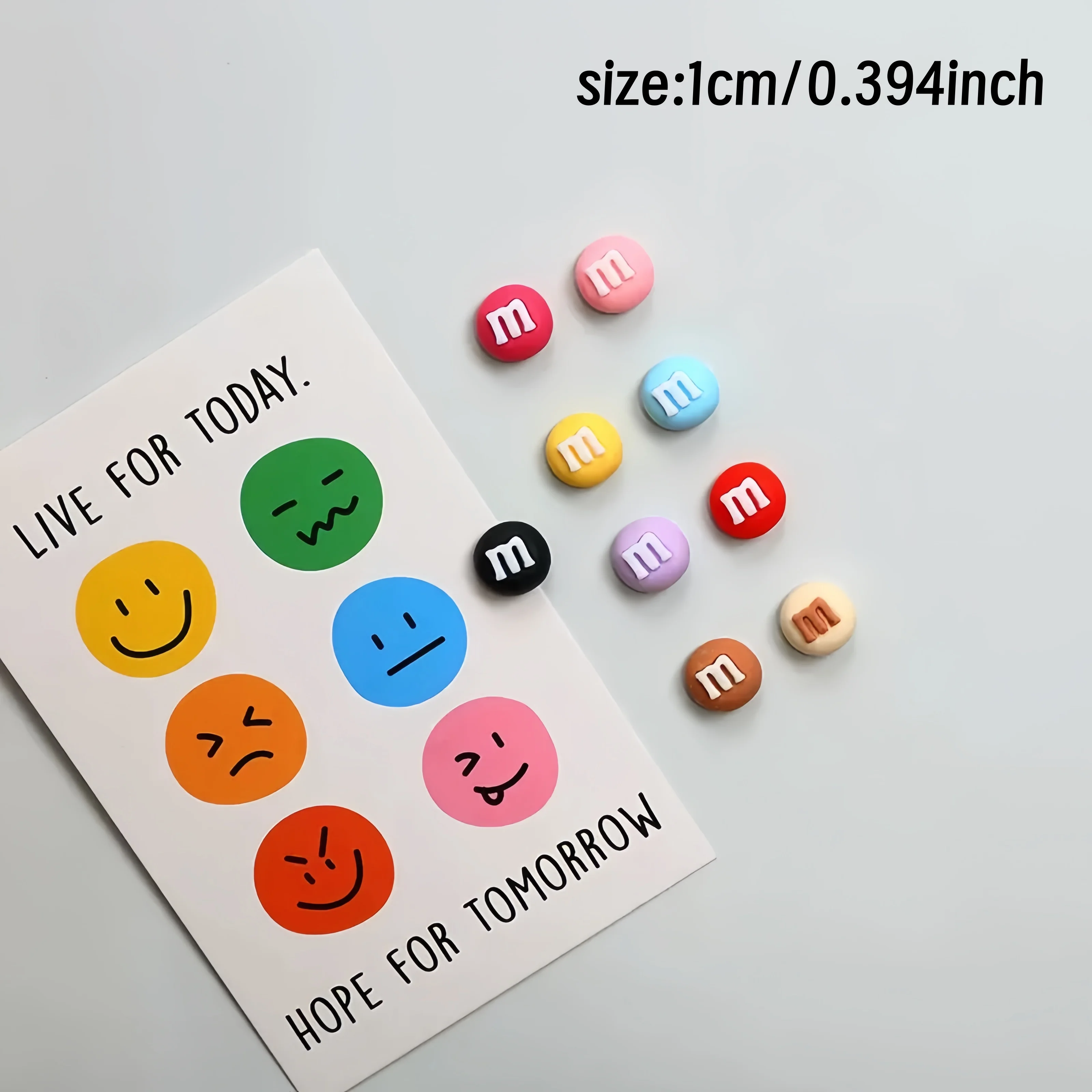 9pcs Cartoon Refrigerator Magnet Personalized Creative Magnet Home Decoration Whiteboard Photo Message Board Home Decoration