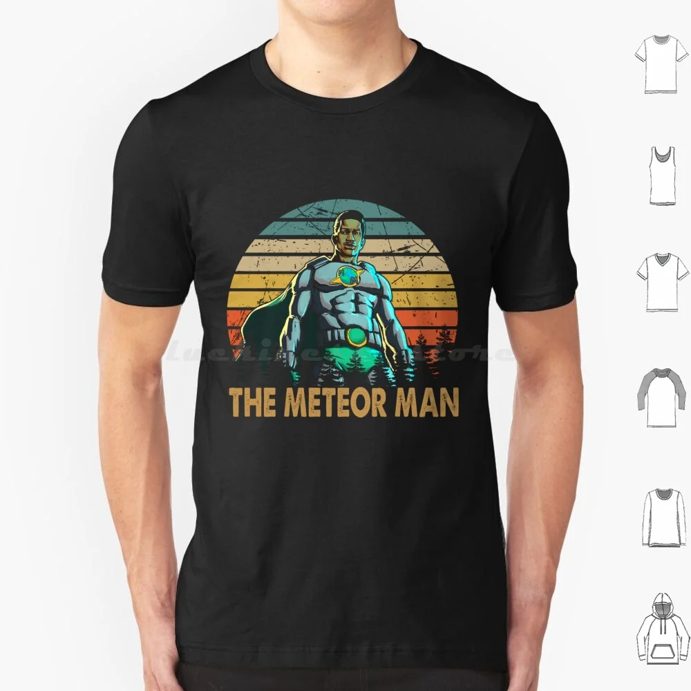 A Superhero Graphic Vintage Color T Shirt Cotton Men Women DIY Print The Meteor Man Comedy American Superhero Comedy Film