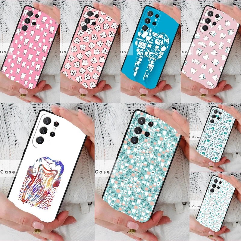Dentist Tooth Dental Hygienist BUMPER Phone Cover Case for Samsung Galaxy S26 Ultra S20 FE Note 10 S24 S23 S21 S25 Plus S22