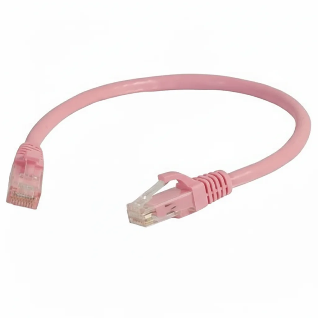 

C2G 4049 7 Feet Cat-6 Ethernet Network Patch Cable - Pink - UTP - First End 1x RJ-45 Network - Second End 1x - Used-Like New