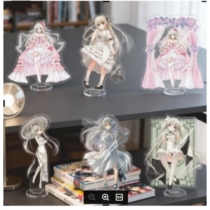 Anime Yosuga No Sora Sister's Plaque Desktop Decoration Placed on the Bed Collection Item HD Acrylic Stand Standing 15CM Keychai