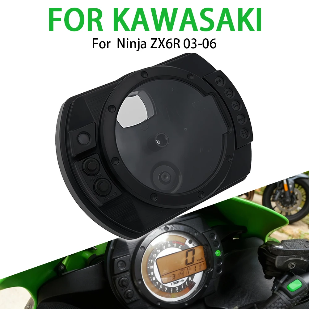 

Fit For Kawasaki Ninja ZX6R ZX 6R 2003 - 2006 ZX10R 2004 2005 Motorcycle Accessories Speedometer Instrument Cover Meter Housing