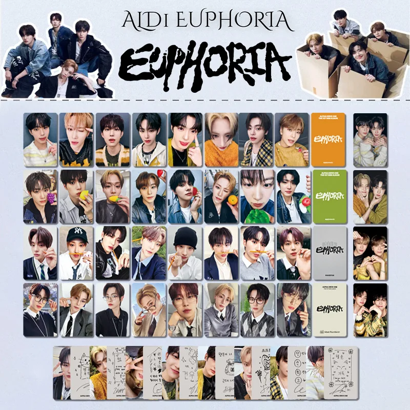 8 Stück/Set Idol ALD1 Neue Serie Debütalbum EUPHORIA Lomo-Karten JUNSEO ARNO LEO GEONWOO SANGWON XINLONG ANXIN SANGHYEON Fangeschenke