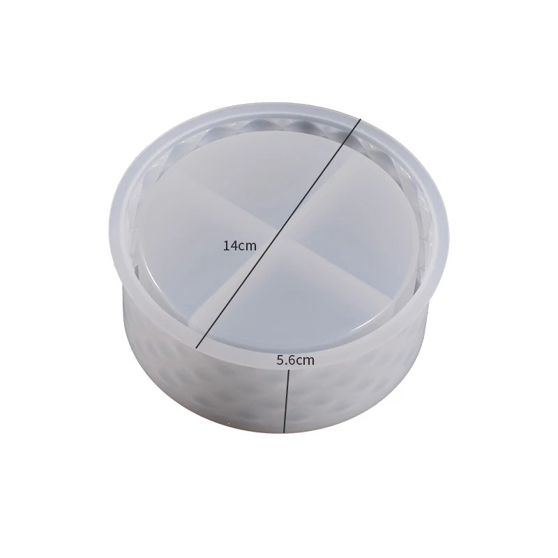 

Kawaii Butterfly Container Mold For Epoxy Resin Silicone Mold Round Shape With Cover Making Toy Containers Jewelry Storage Box