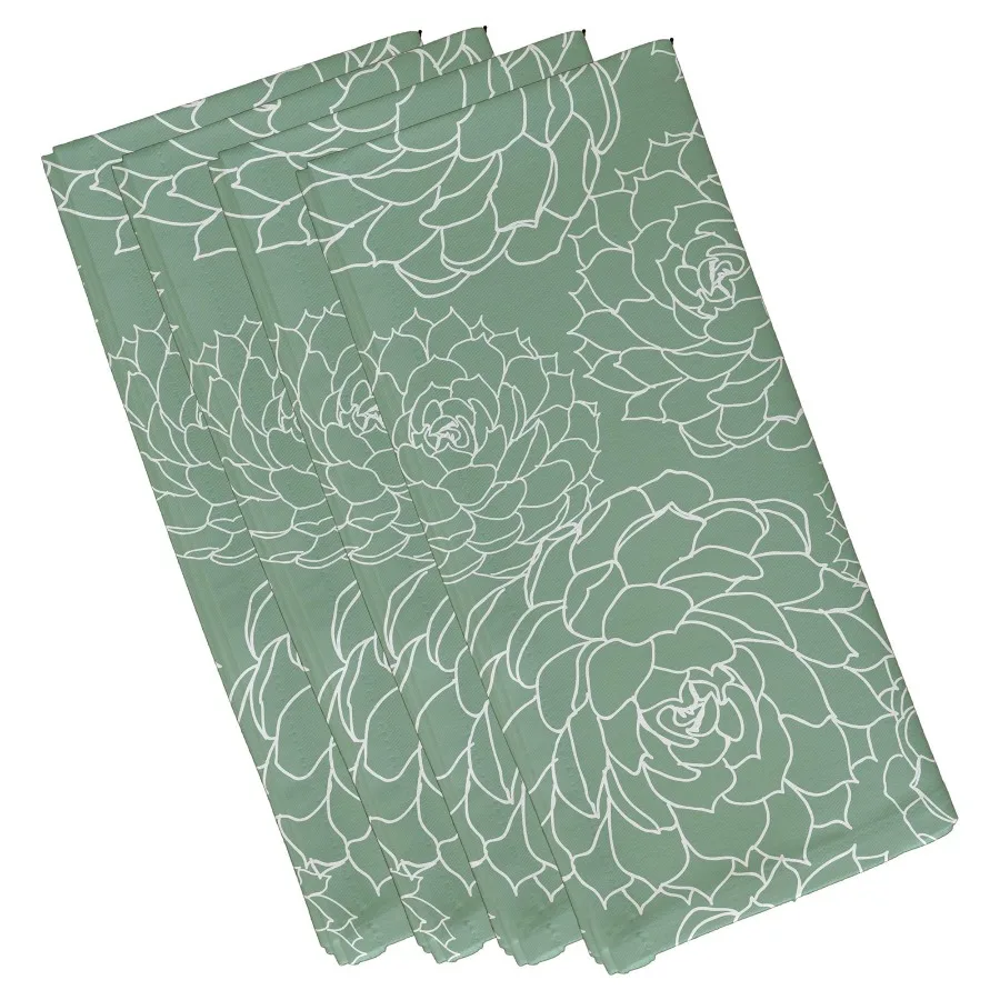 

19" x 19" Olena Floral Print Napkin Set of 4