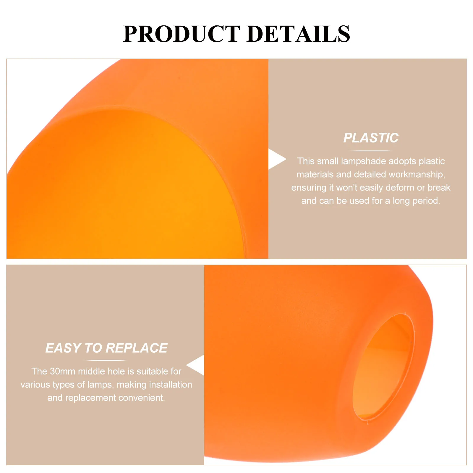 

Plastic Lamp Shade Horseshoe Table Light Cover Replacement Lampshade for Home Hotel Bedroom Living Room Floor Lamp