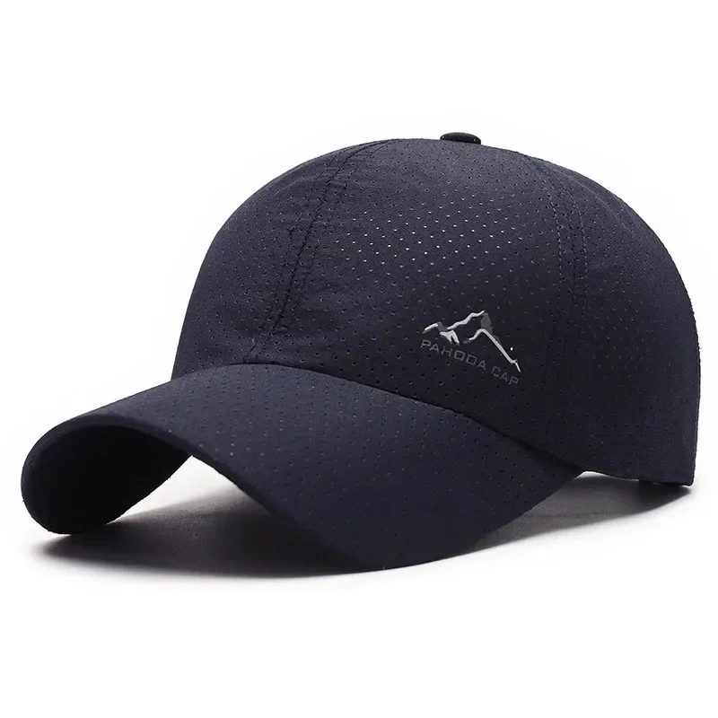 Summer Breathable Mesh Quick Drying Men Women's Baseball Cap Outdoor Sports Travel Fishing Climbing Cycling Runnning Hat