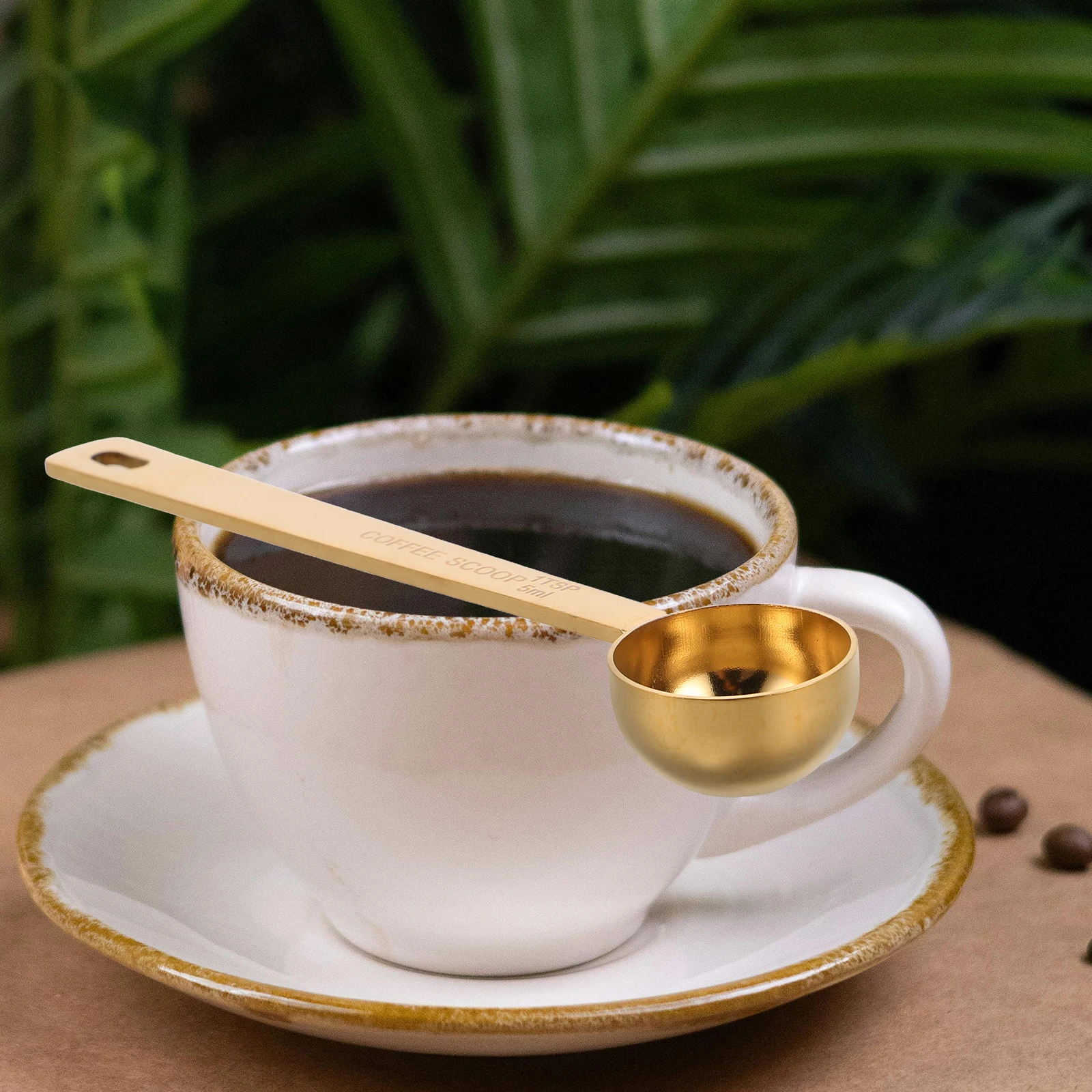 

Coffee Measuring Spoon 304 Stainless Steel Long Handle Graduated Design Baking Scoop Tea Cooking Fruit Powder MilkSpoons