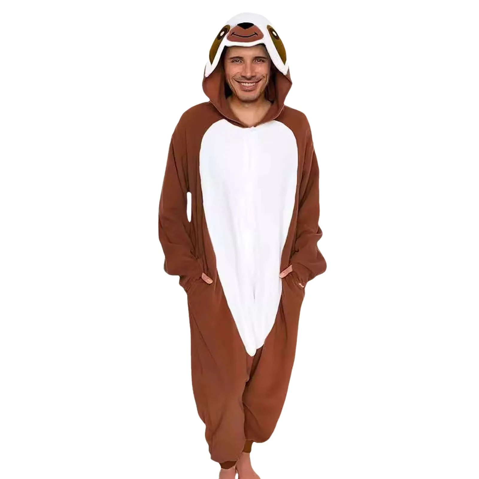 Couple Pajamas Party Jumpsuits for Women and men adult Cartoon Animal men pajamas onesie Men\'s winter pajamas Cosplay Costume