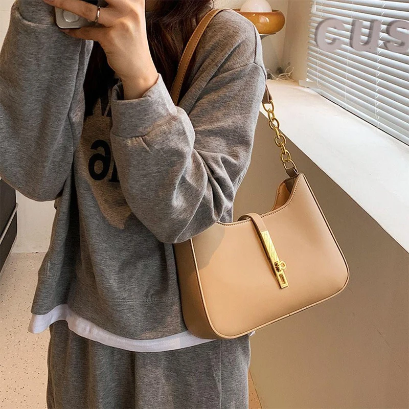 Autumn And Winter New Texture Handheld Underarm Versatile Fashion Shoulder Bag