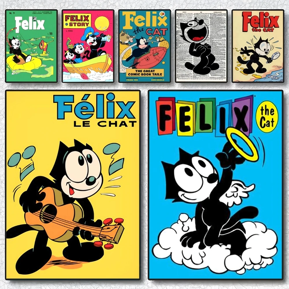 

Cartoon CuteF-Felix the C-Cats Poster Holiday Gifts Designed For Home Restaurant Office Space Corridor Wall Art