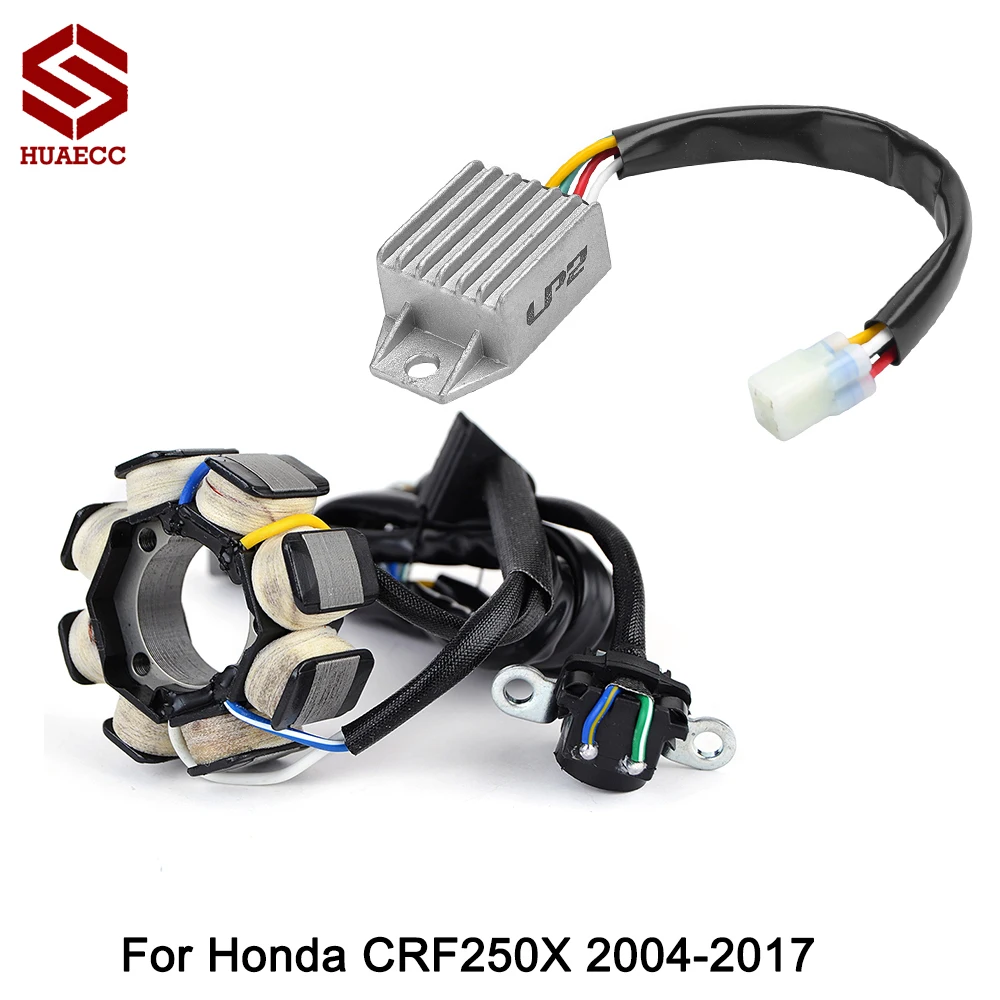 

Generator Stator Coil Voltage Regulator Rectifier Kit for Honda CRF250X CRF 250X 250 X 2004-2017