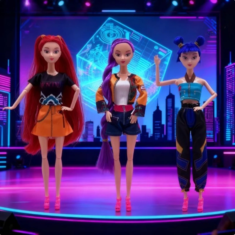 2025년 신상 K팝 샤인 스타 아이돌 인형 내구성 프리미엄 트렌디 인기 수집용 장난감 팬들을 위한 생일 선물, 크리스마스 선물