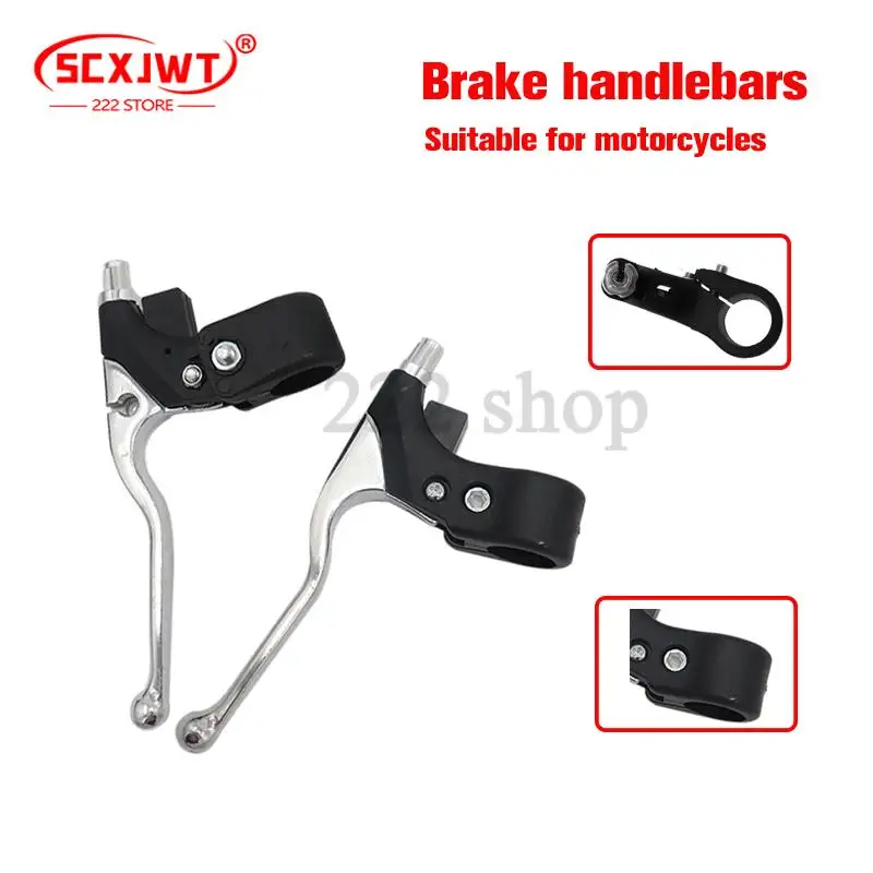 Motorcycle 7/8'' 22mm Left /Right Brake Lever For 47cc 49cc 2 Stroke Pocket Dirt Bike Gas Scooter Small ATV Quad Mini Moto Parts