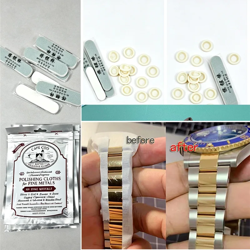 Watch Tools Cape Cod Of American Polishing Cloths for Fine Metals Twin Pack for Watch Jewelry Removing Watch Maintenance Scratch