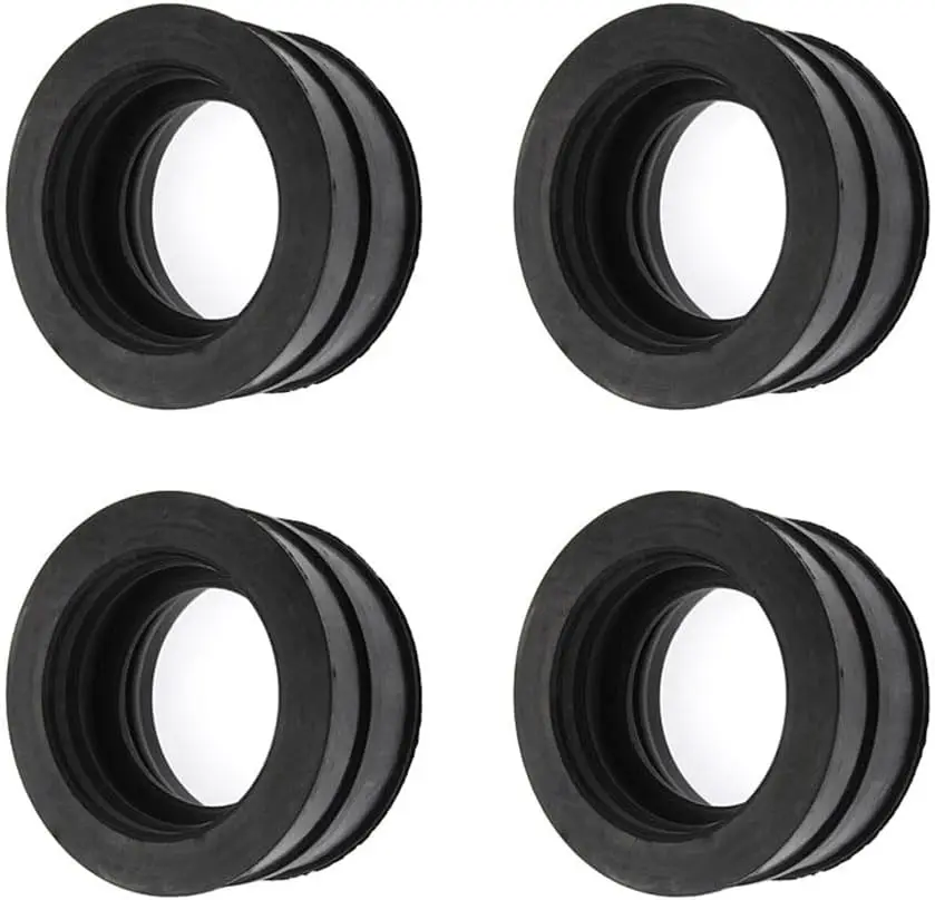 4× Carburetor Intake Boots Carb Holders 16211-MB0-000 Replacement for Honda VF700CInterceptor VF700S Sabre 1984-1985 VF750C