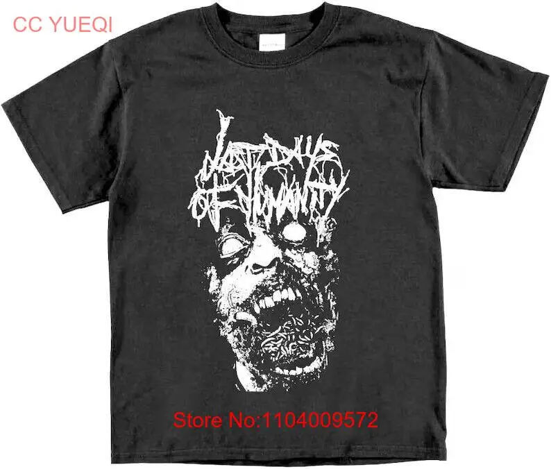 Last Days Of Humanity T Shirt Goregrind Vintage Dead Infection Gut Rot Romperpop