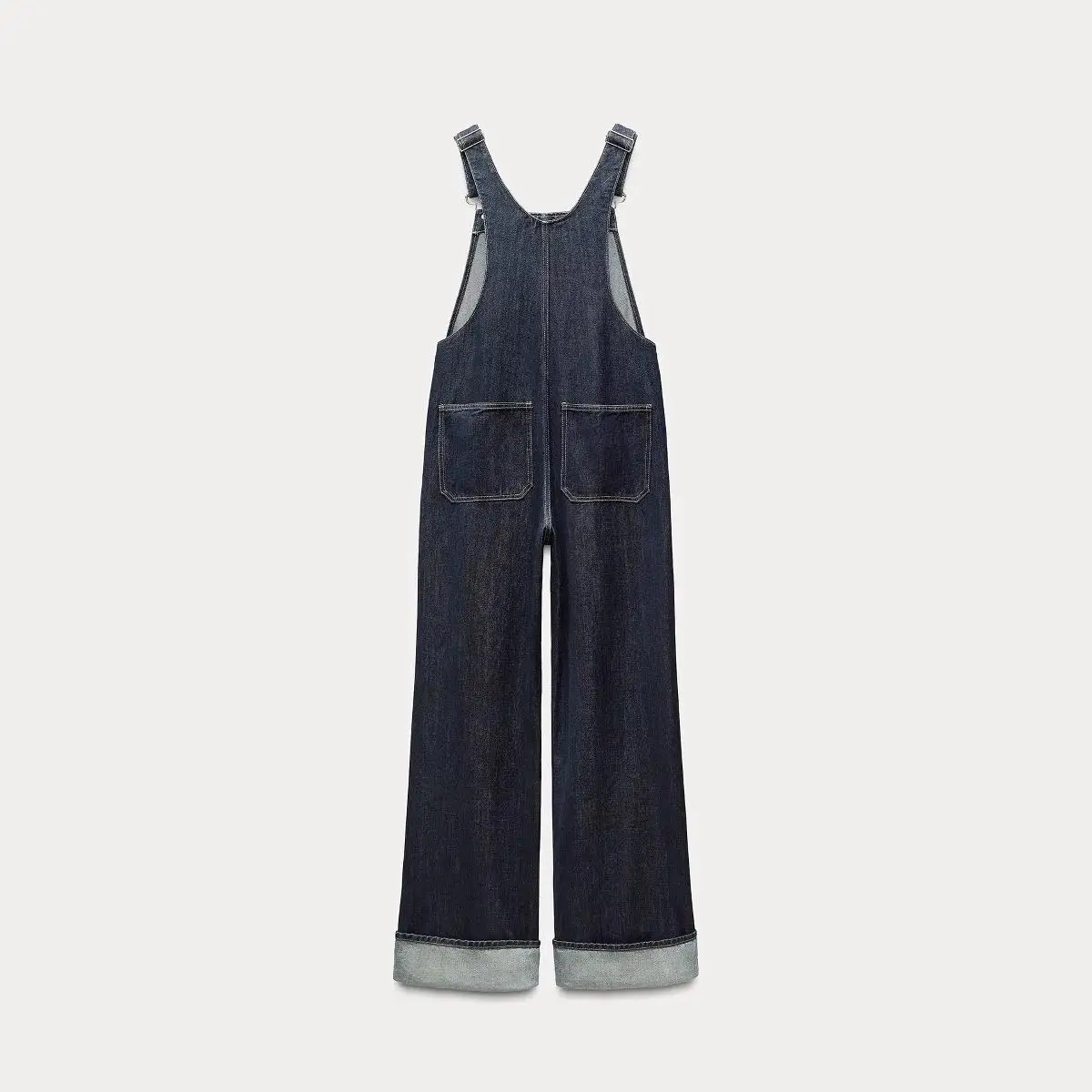 Withered Long Denim Overalls Korean Version Slim Fit And Slimming Jeans Women's Jeans Women's Denim Pants Woman Clothes